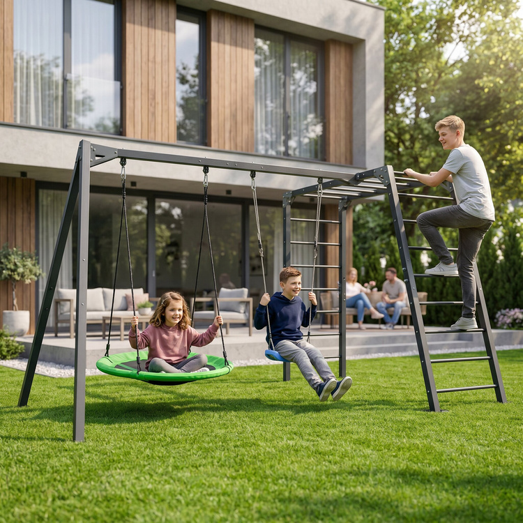 Dubbele schommel op lagers (uitbreiding voor de turnladder) PREMIUM MO-018 - Marbo Sport