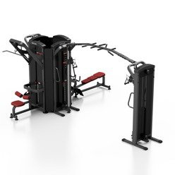 6-station Toren (roeier/ lat pulley/ triceps/2 x in hoogte verstelbare kabel pulley+climbers) MP-T002 - Marbo Sport