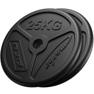 Olympia gegoten halterschijven set gewichten met ø50 / 51 mm boring | Set 50 kg / 2 x 25 kg - Marbo Sport