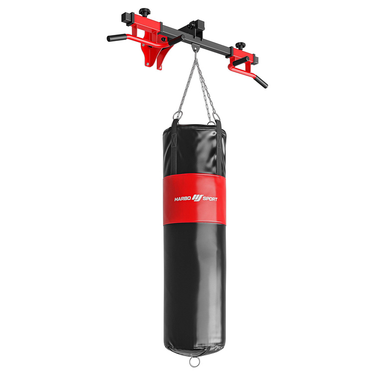 verstelbare optrekstang voor wand- en plafondmontage met bokszakhouder MS-D202 - Marbo Sport