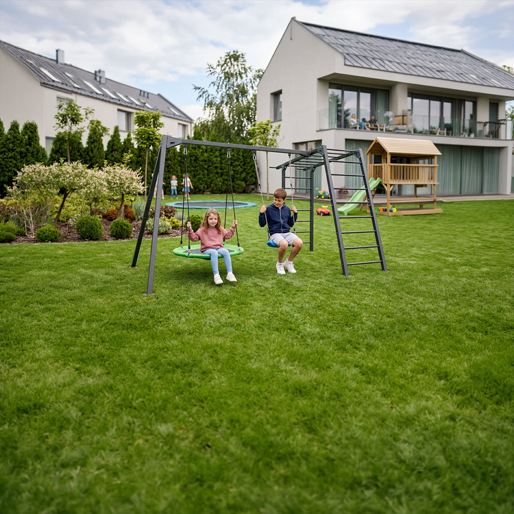Dubbele schommel op lagers (uitbreiding voor de turnladder) PREMIUM MO-018 - Marbo Sport