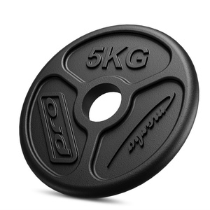 Olympische halterschijven van gietijzer 4 x 5 kg + 2 x 2,5 kg + 4 x 1,25 kg - Marbo Sport