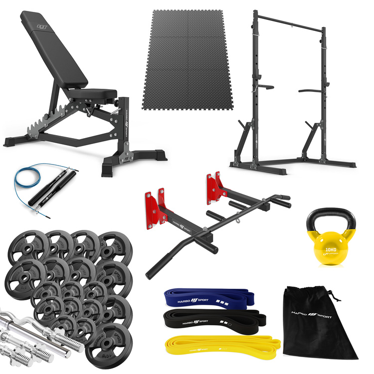 Garage Gym – set voor de fitnessruimte in de garage - Marbo Sport